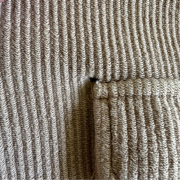 Tan Ribbed Women’s Button Up Shacket - Picture 8 of 8